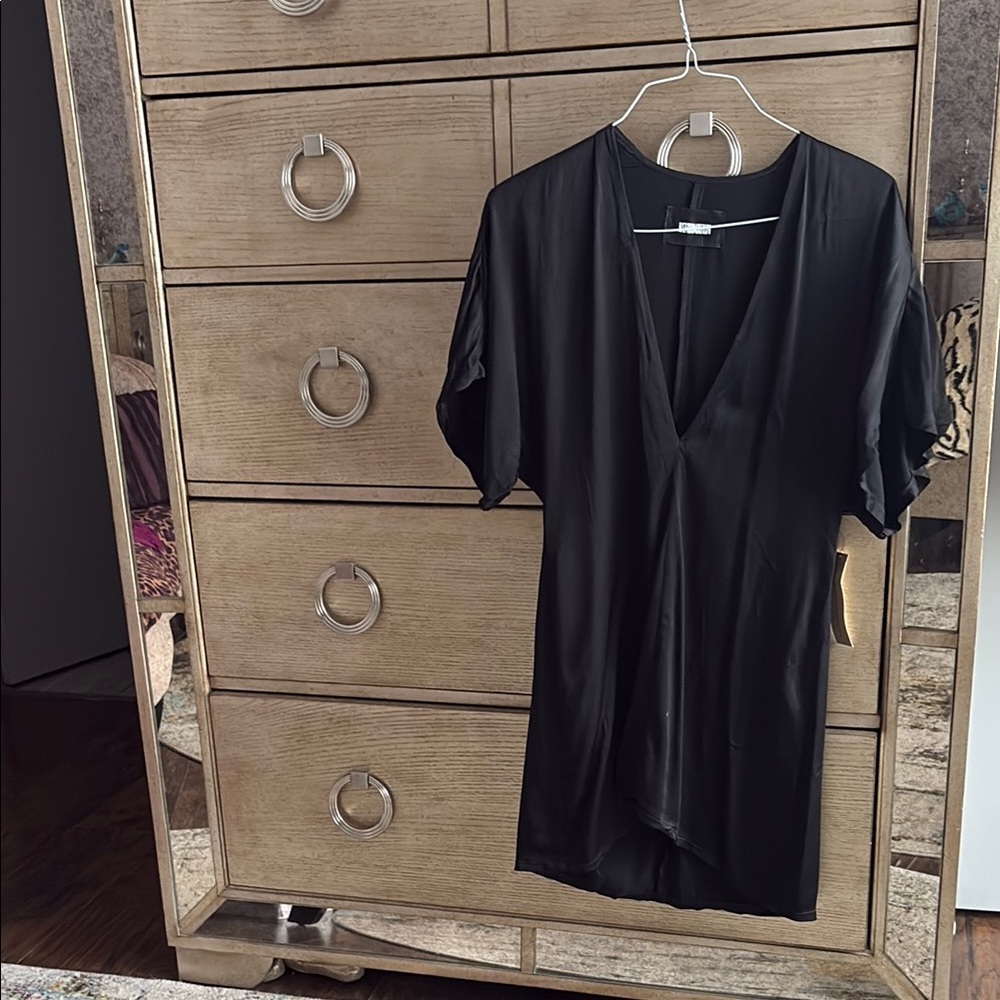 Reformation v neck mini dress, size S, new